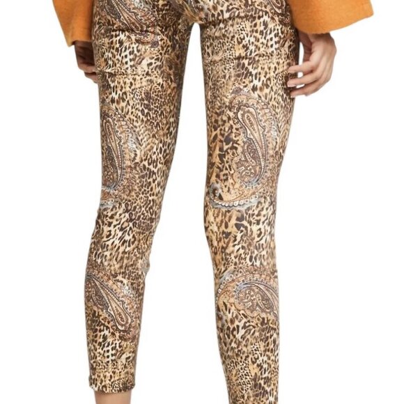 L'AGENCE Leopard Margot High Rise Skinny Valencia Jeans 26 - Picture 6 of 6